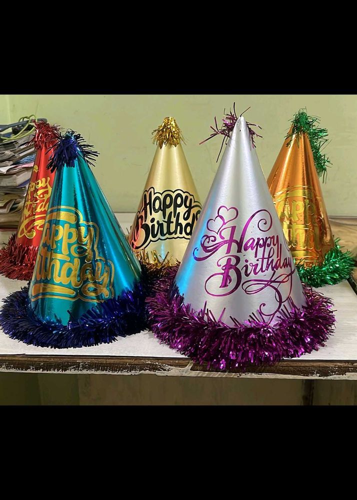Birthday Celebration Caps - 5 Piece