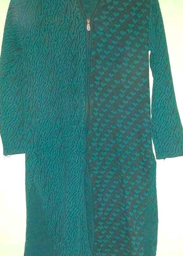 Unique Two-Tone Knit Cardigan