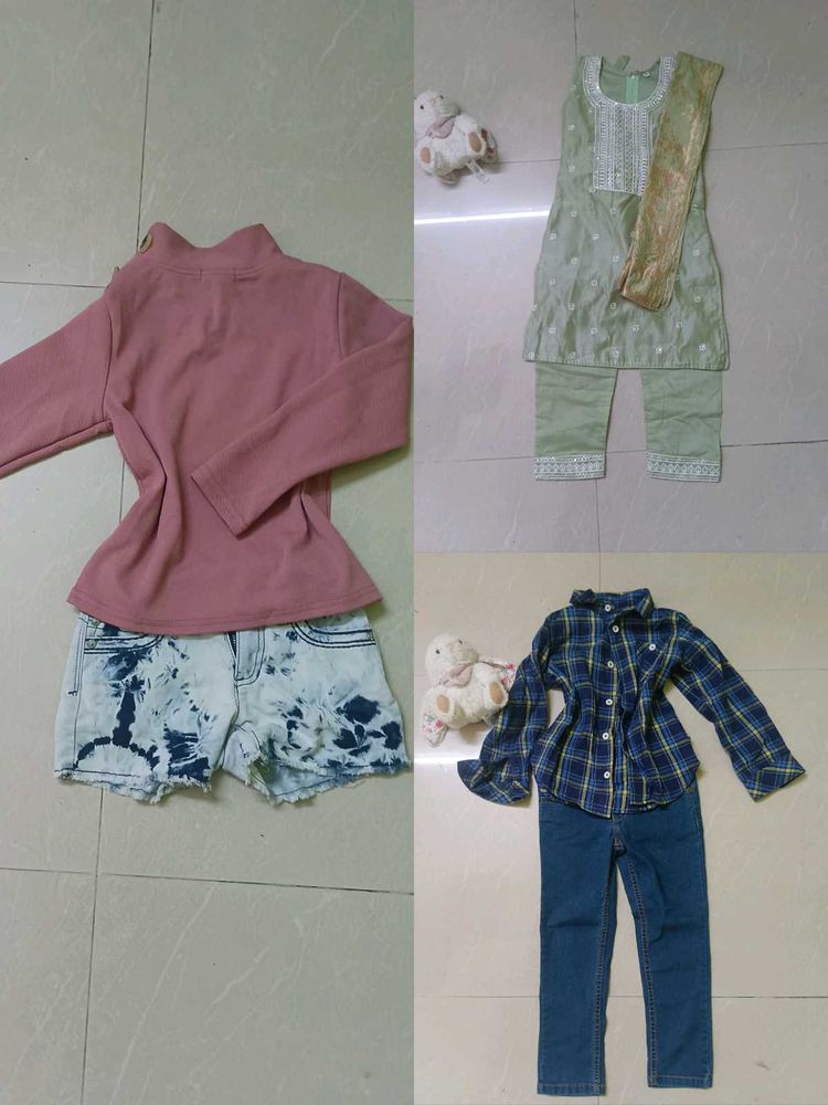3-5 Years Mix And Match Clothes