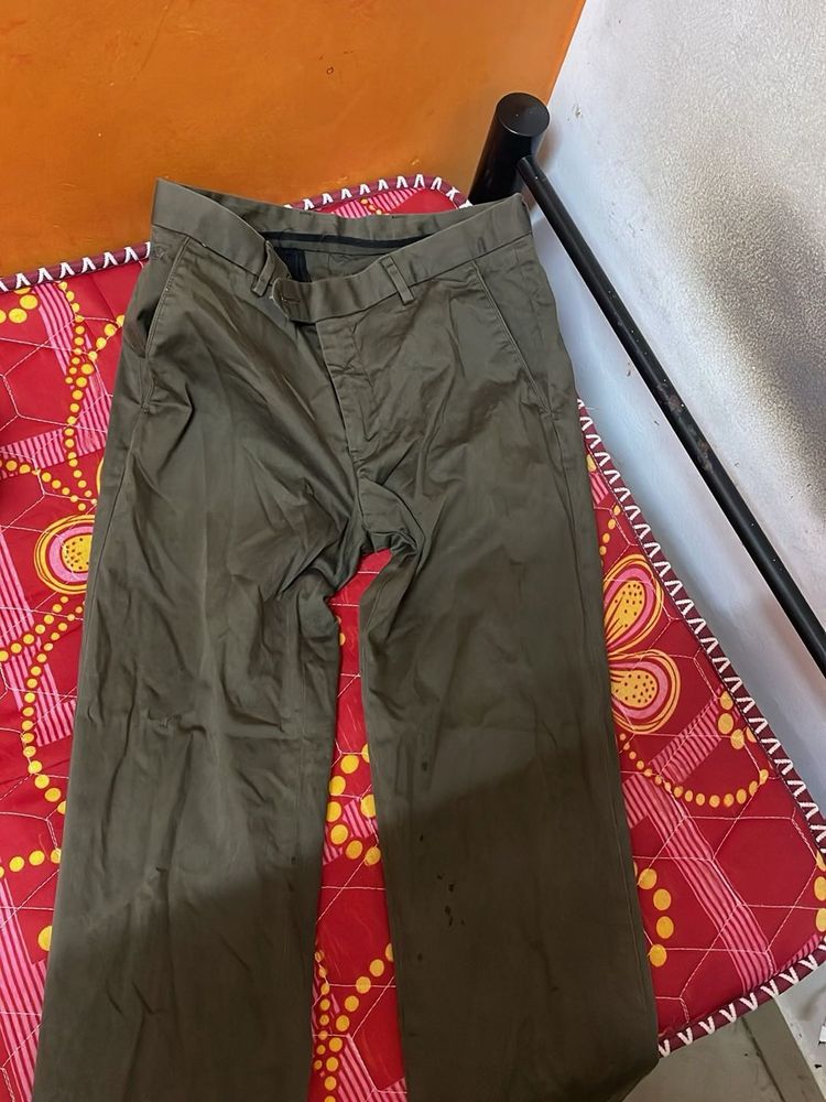 Men&#39;s Olive Green Pants