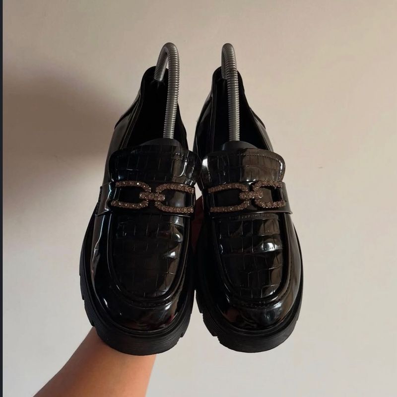 Korean Black Loafers Aesthetics
