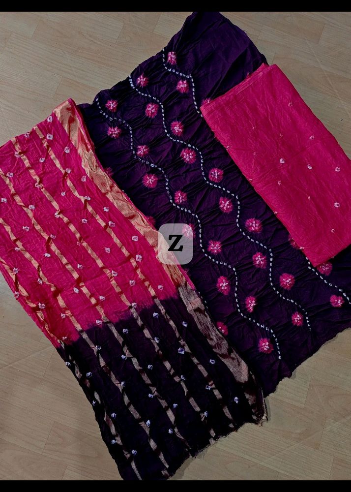 Bandhani Dressmaterial More Colours