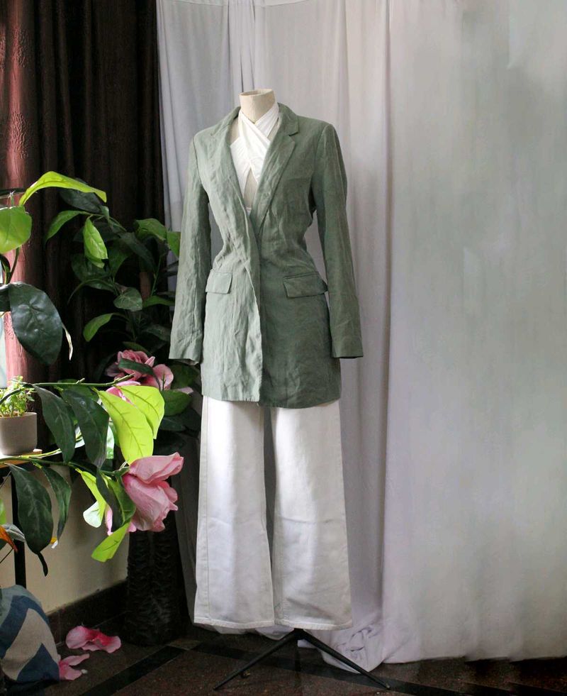 H&amp;M Sage Green Blazer