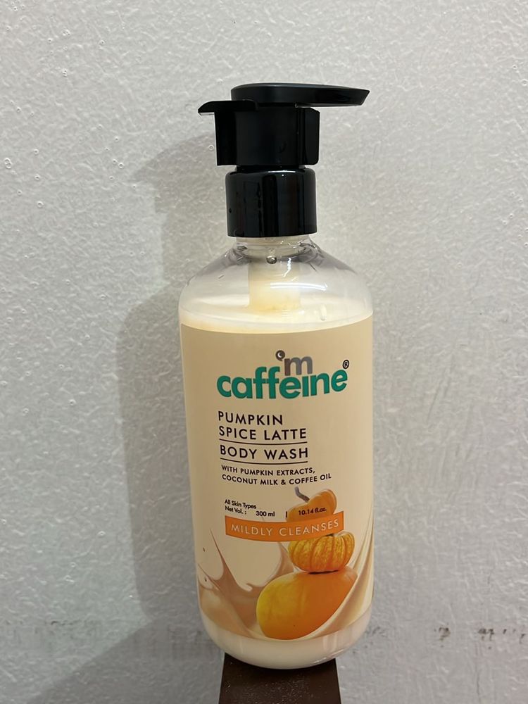 M Caffeine Pumpkin Spice Latte Body Wash