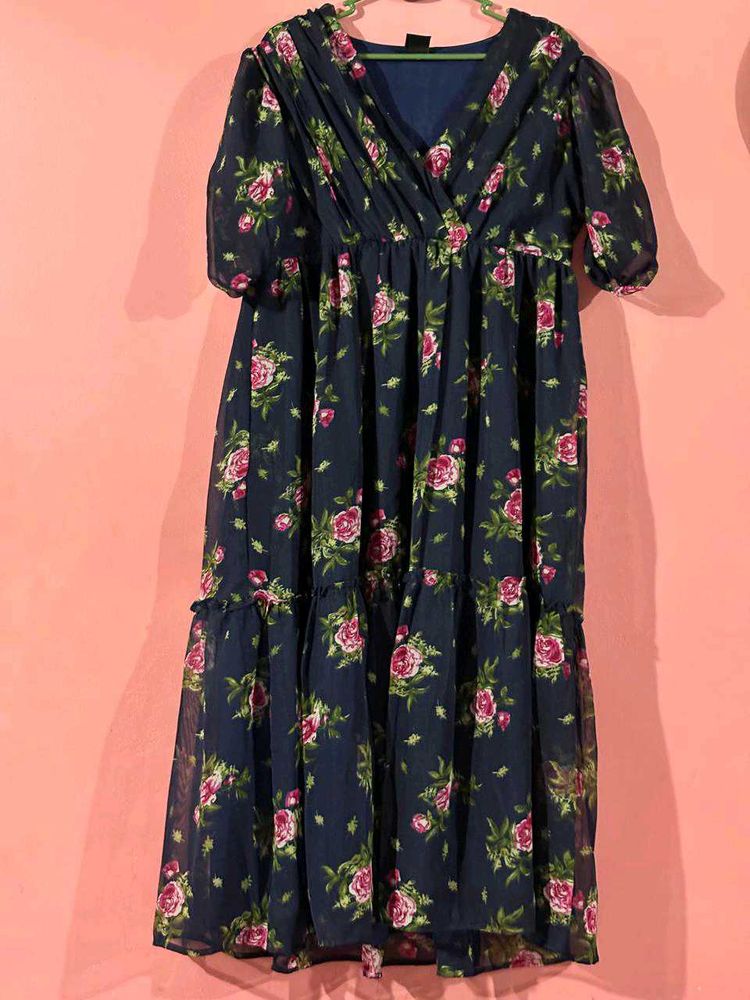 Midi Floral Dress