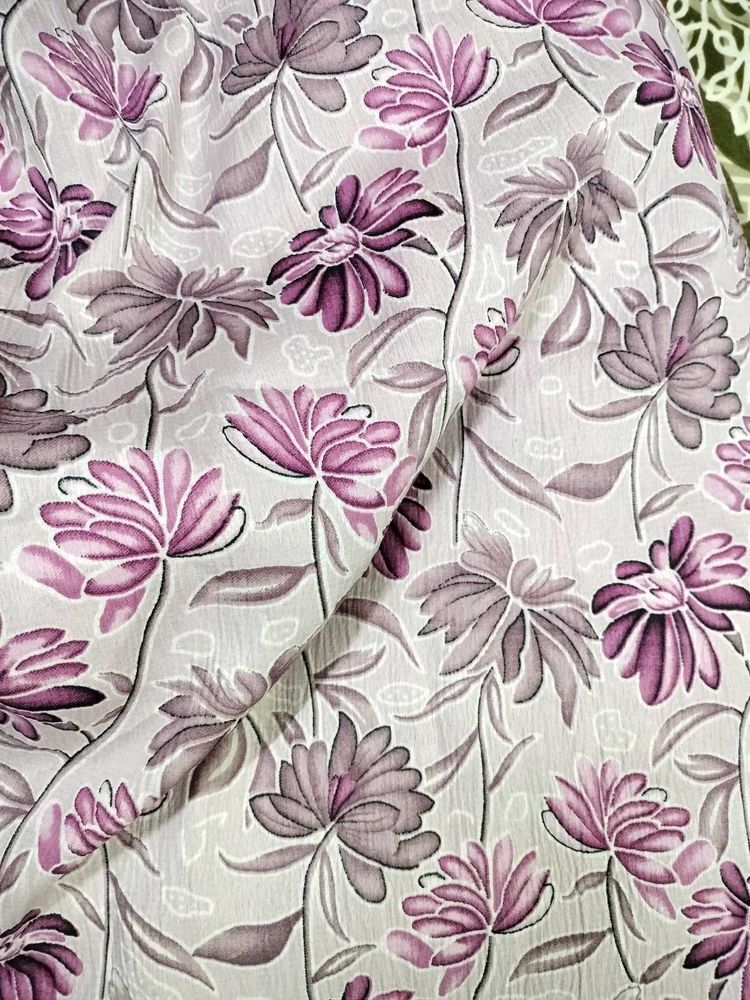 Crush Cotton Fabric 60 Panna Full Suit