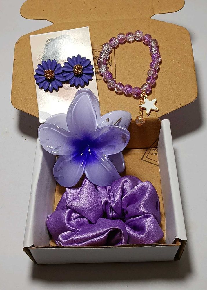 Purple Hair Accessory Hamper