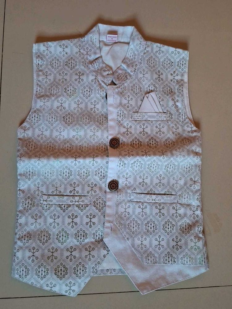 Boys Ethnic Waistcoat