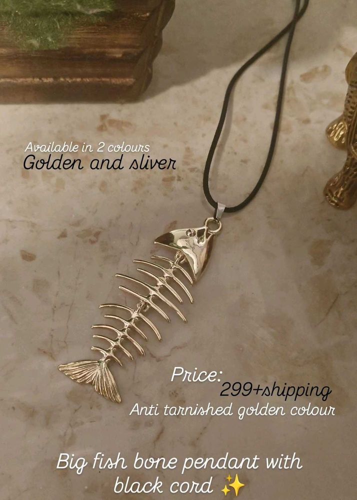 Y2K pendent ( fishbone)