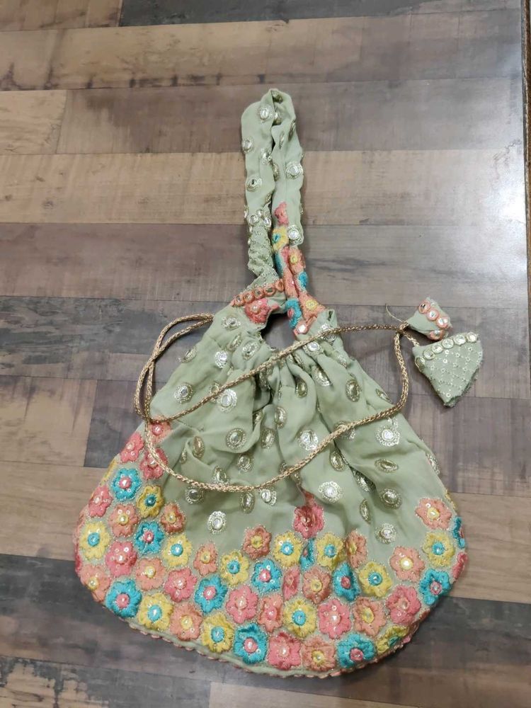 Two (2)Potli Bag Stiched By Me