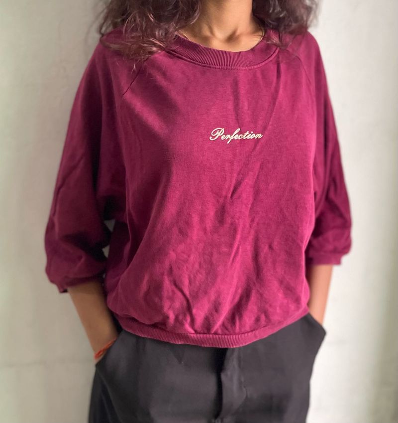Maroon Sweatshirt