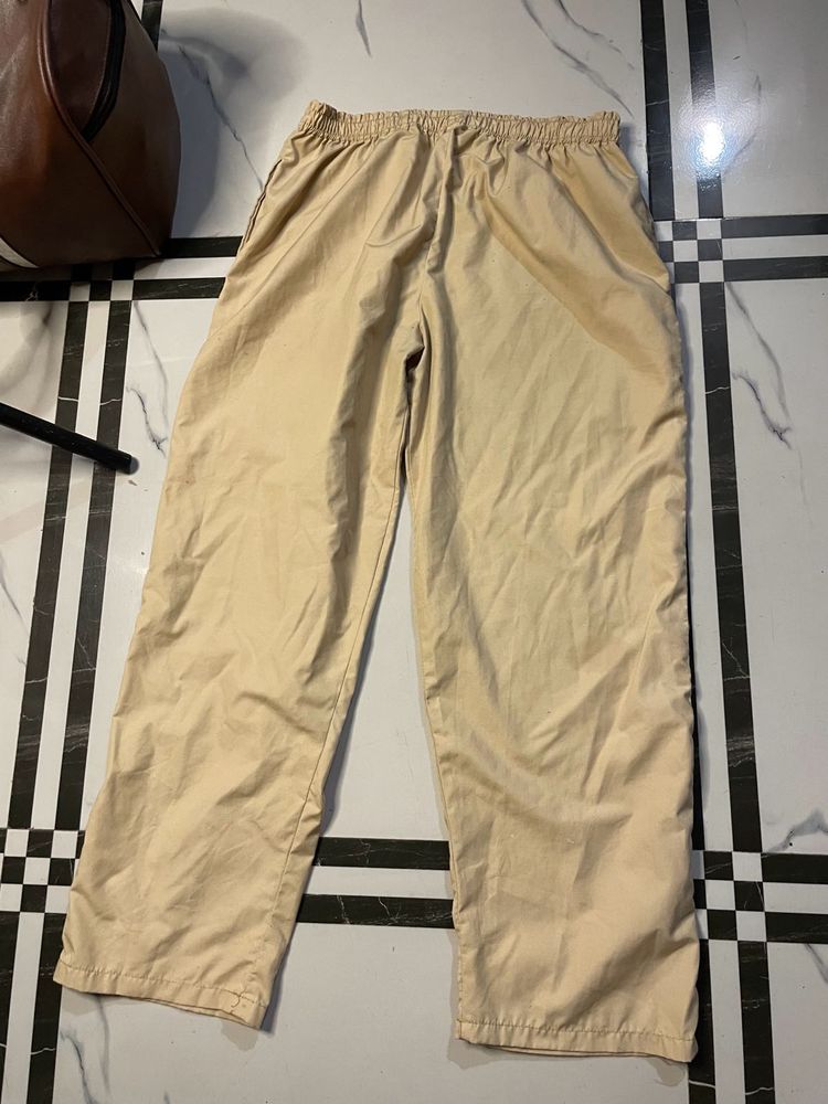 Cream Trouser For Women