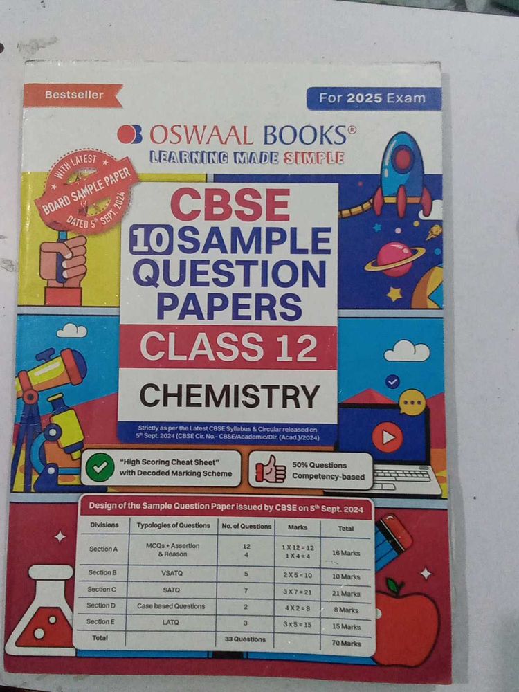 Class 12 Sample Paper Oswaal Chemistry
