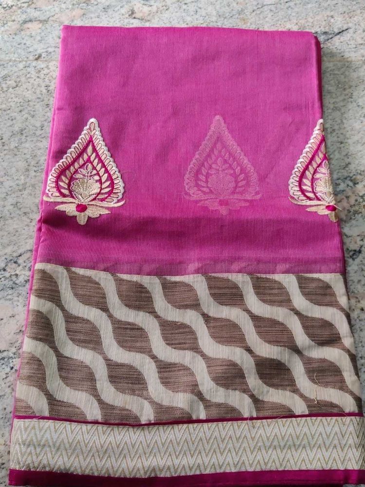 Beautiful Pink Saree