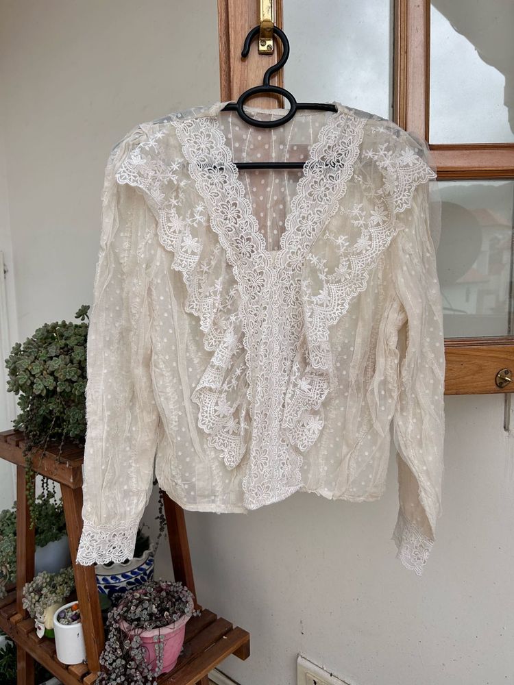 Vintage Lace Blouse