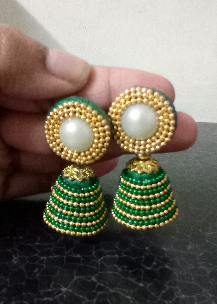Silkthread earrings
