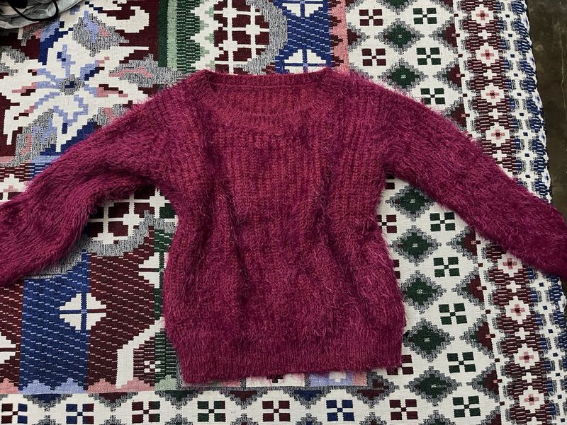 Fuzzy Knit Sweater