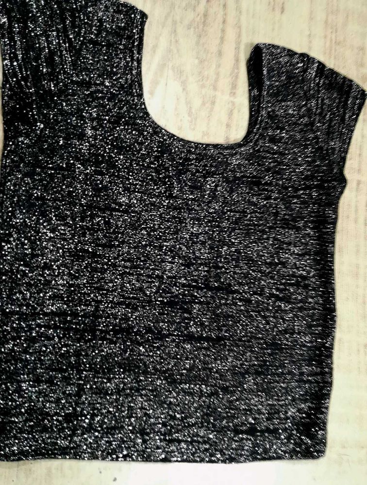 Sparkly Black Top