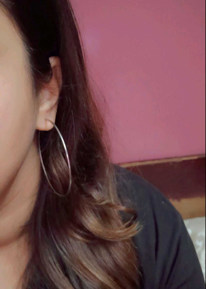 Silver Hoop Earrings
