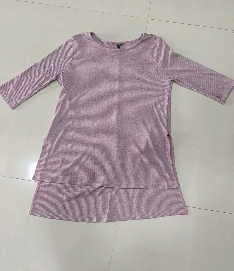 Mauve Knit Top