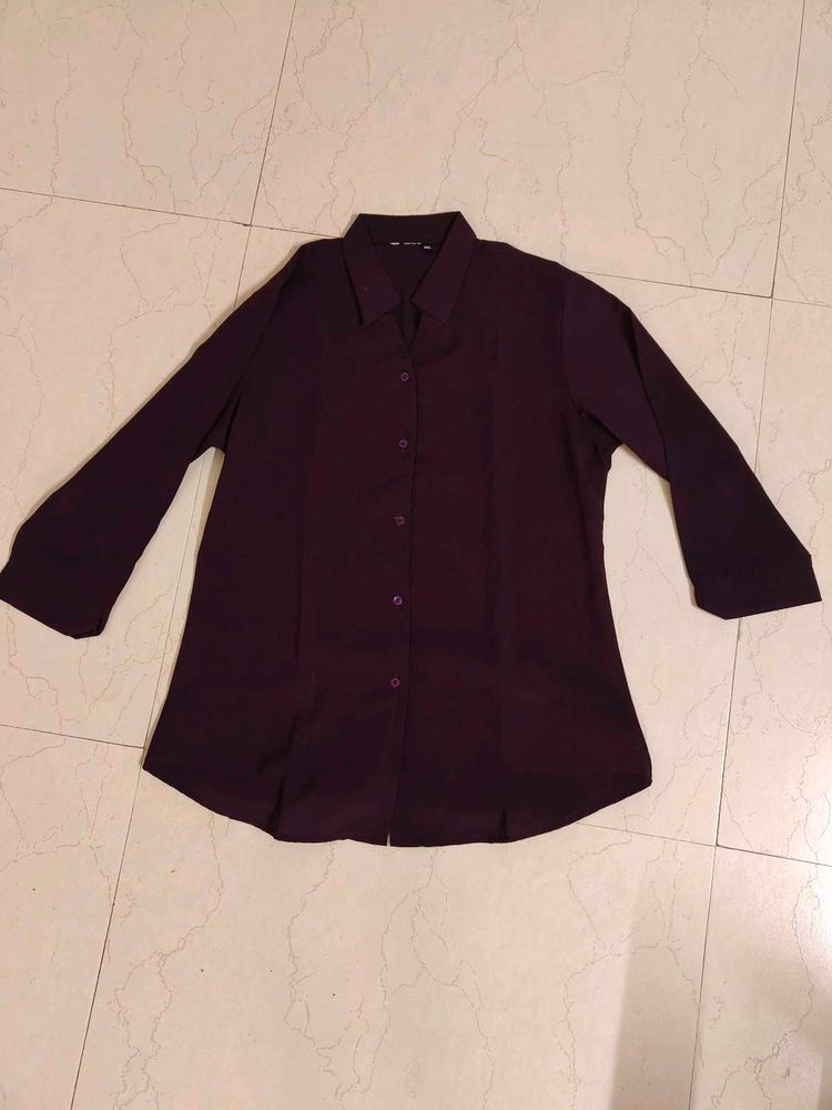 Purple Formal Shirt | Women | XL