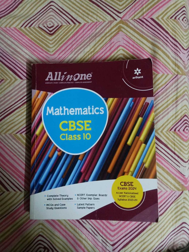 Maths All In One Arihant Help Book Class 10