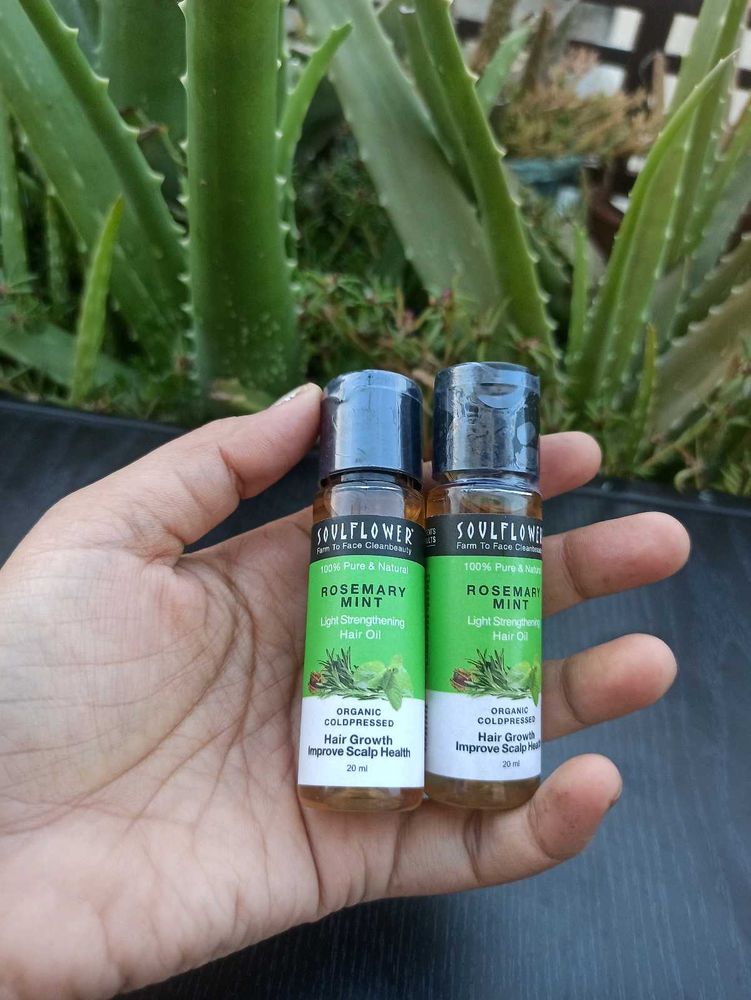 Soulflower Rosemary Mint Hair Oil