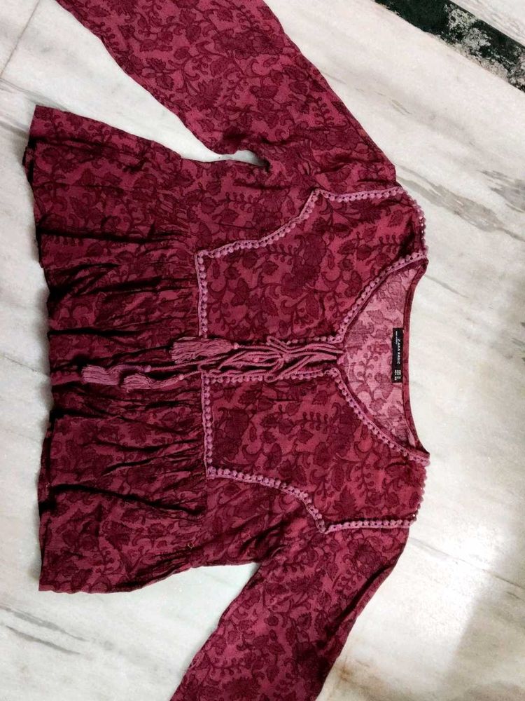 Zara Basic Crop Top