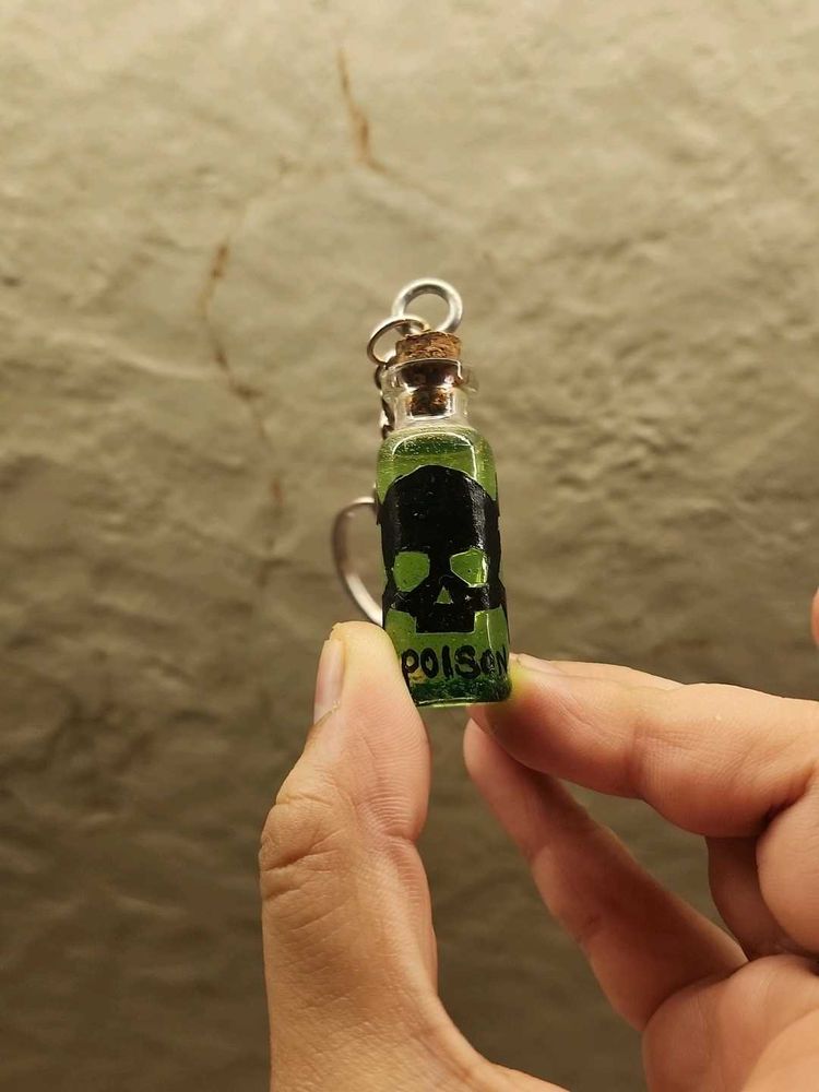 Poison Bottle Keychain