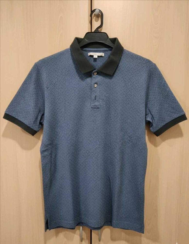 Original palmer Golf Blue Patterned Polo Shirt