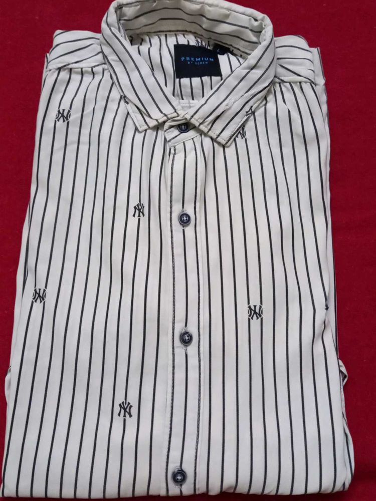 Striped Casual Shirt GENTLY used good in condition