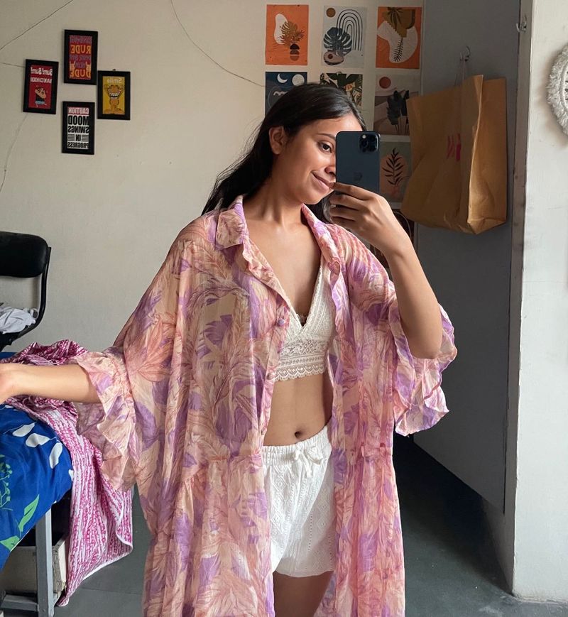 Floral Print Cover-Up
