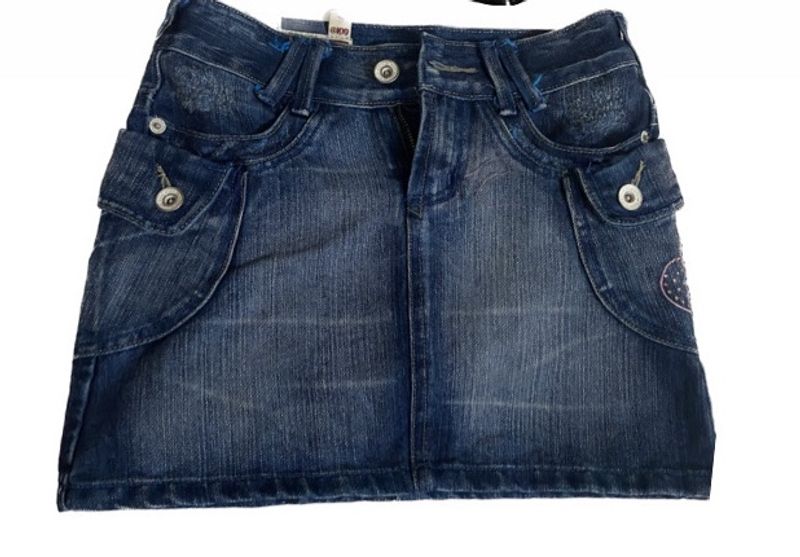 Denim Mini Skirt Y2k