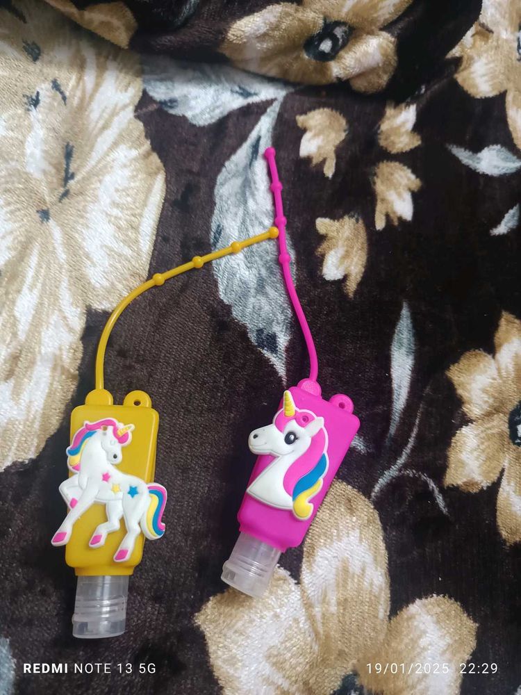 Mini Sanitizer Bottles Chain