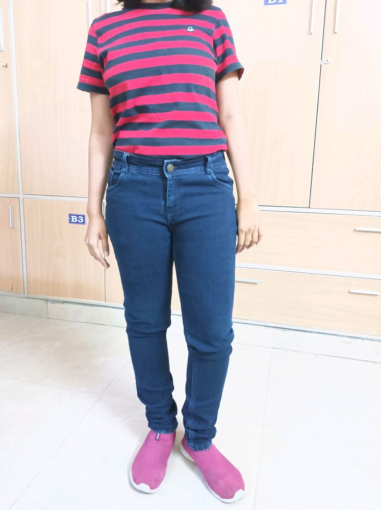 Blue Jeans, Low Waist, Like New (Price Drop!!)