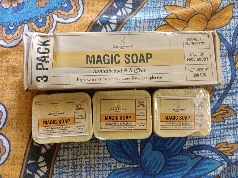 Green Aroma Magic Soap 3-Pack
