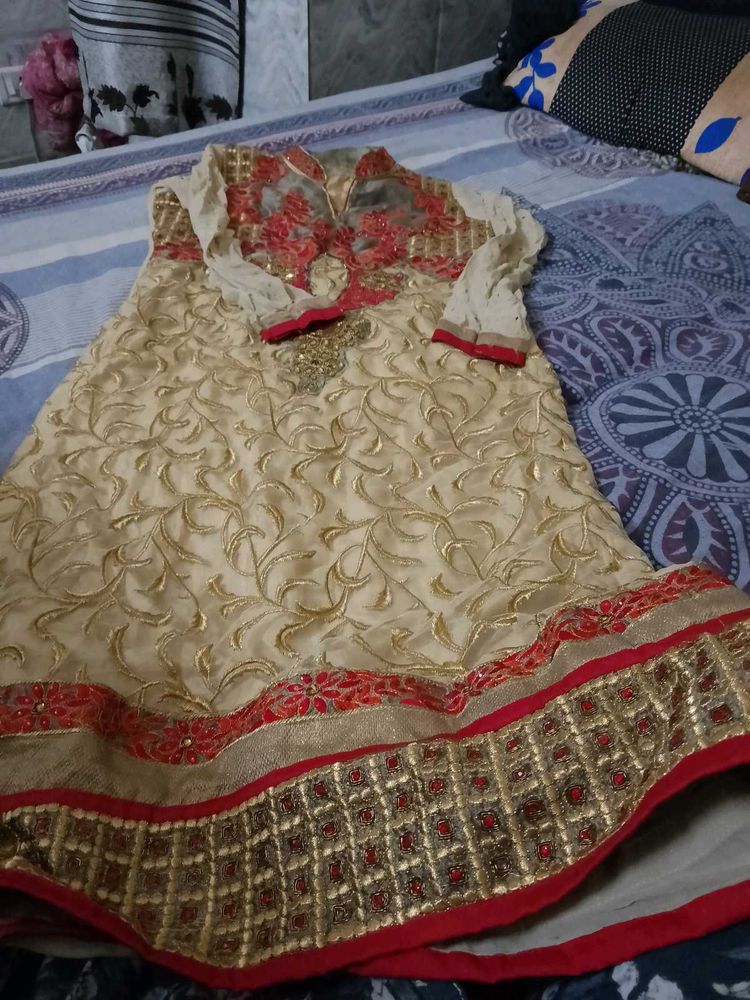 Kurta Plazo Dupatta Like New Condition