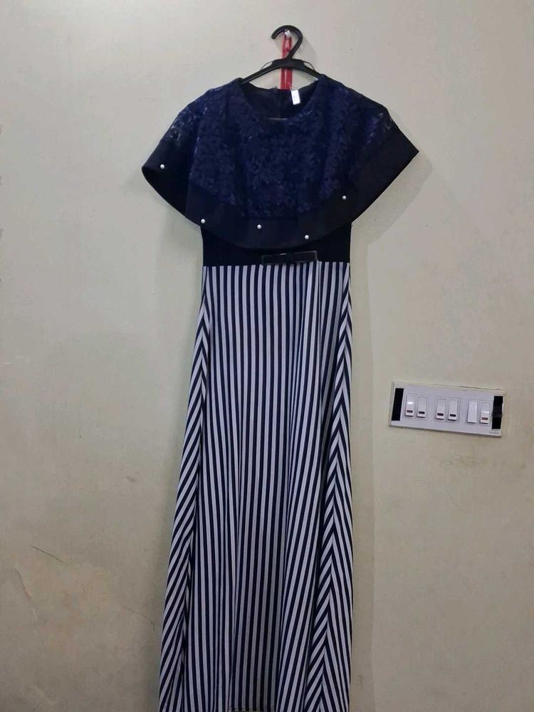 Stylish Striped Maxi Dress