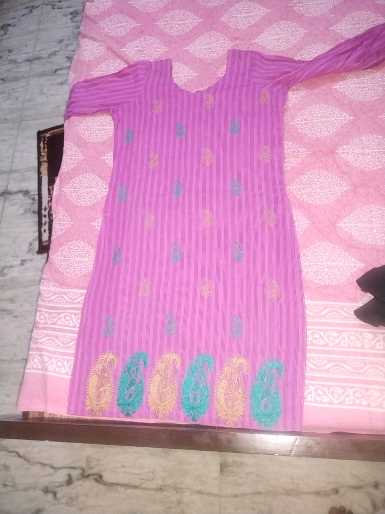 purple kurti
