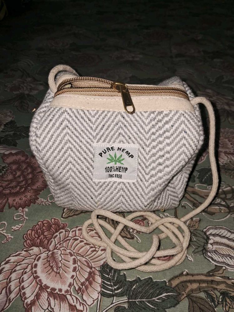 Pure Hemp Sling Bag New