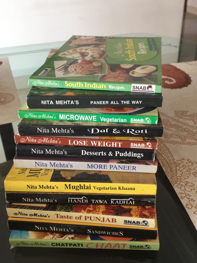 Nita Mehta cookery books set Of 12