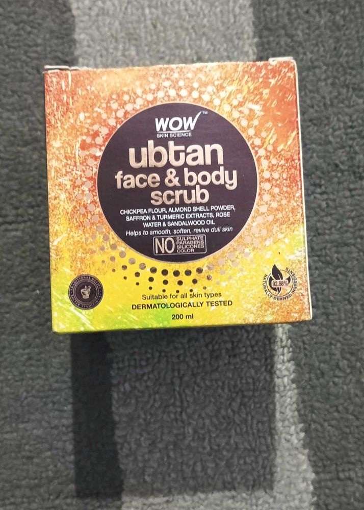 Wow Skin Science Ubtan Face &amp; Body Scrub