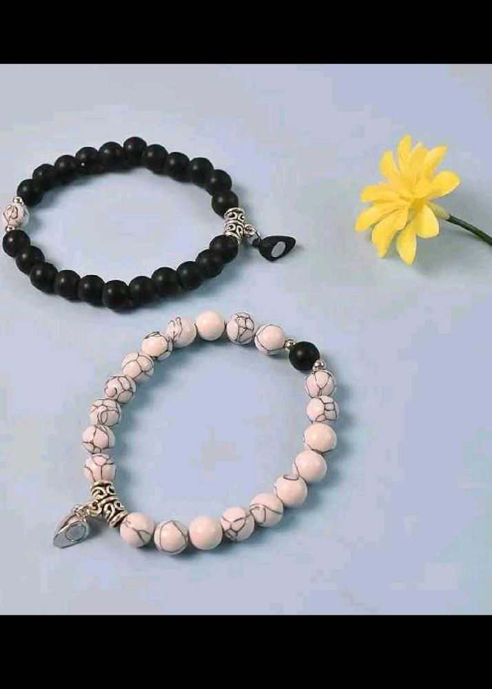 Matching Magnetic Bead Bracelets
