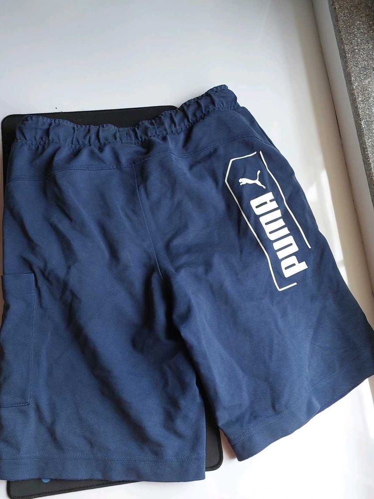 Original Puma Blue Casual Shorts
