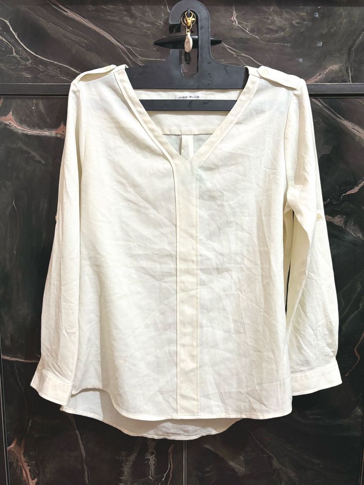 Korean stylish white shirt