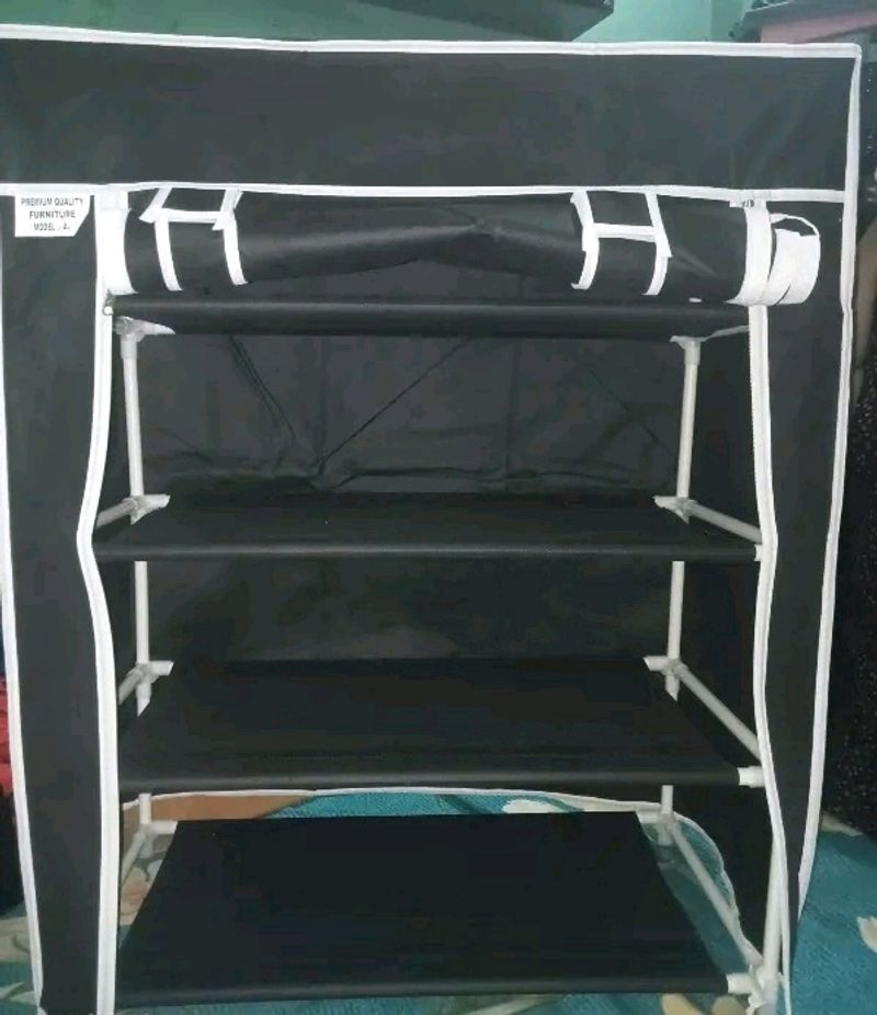 4 Layer Rack With Black 🖤 Cover