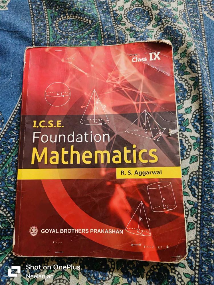 I.C.S.E. Foundation Mathematics Class IXth