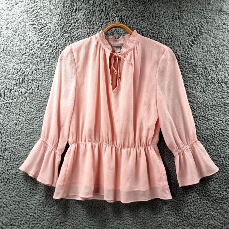 H&amp;M Womens Blouse Top &amp; Elastic Waist