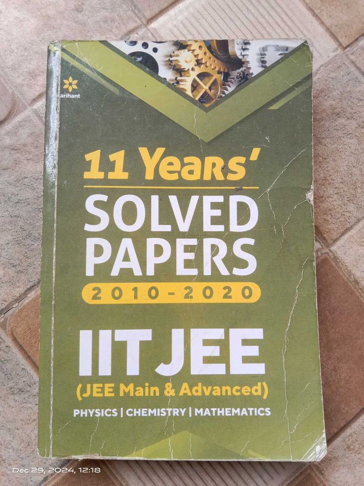 Arihant IIT -JEE 11year Solved Paper