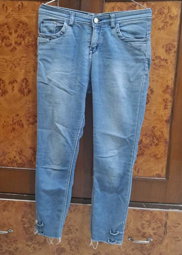 Light Wash Denim Jeans